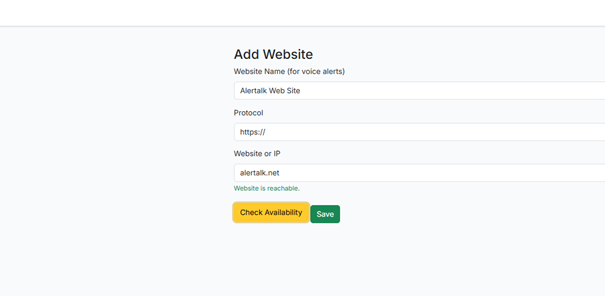 Website ekleme